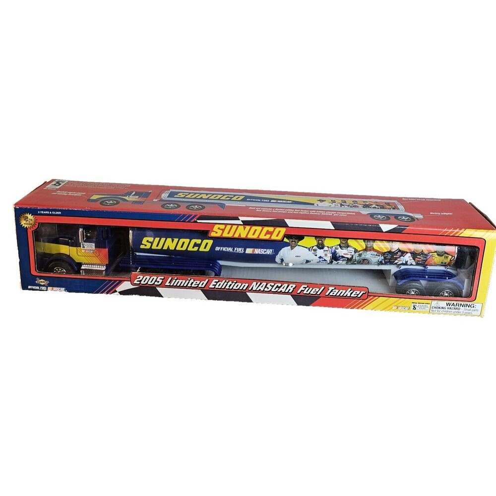 Vintage 2005 Sunoco NASCAR Fuel Tanker lights & engine sound work Ltd. Ed.
